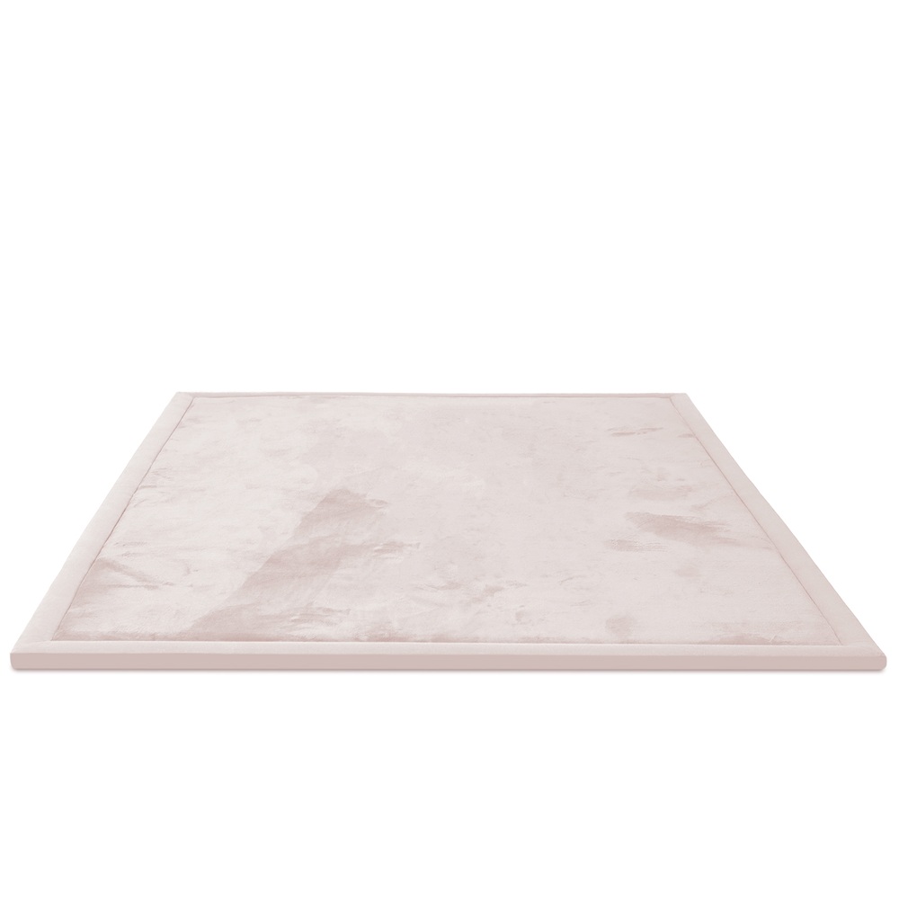 Wizzimo® Baby speelkleed speelmat - 200x180 - Speelkleed kinderen - Extra dikke traagschuim vulling 3 cm - Beige - Anti slip - Afbeelding 2