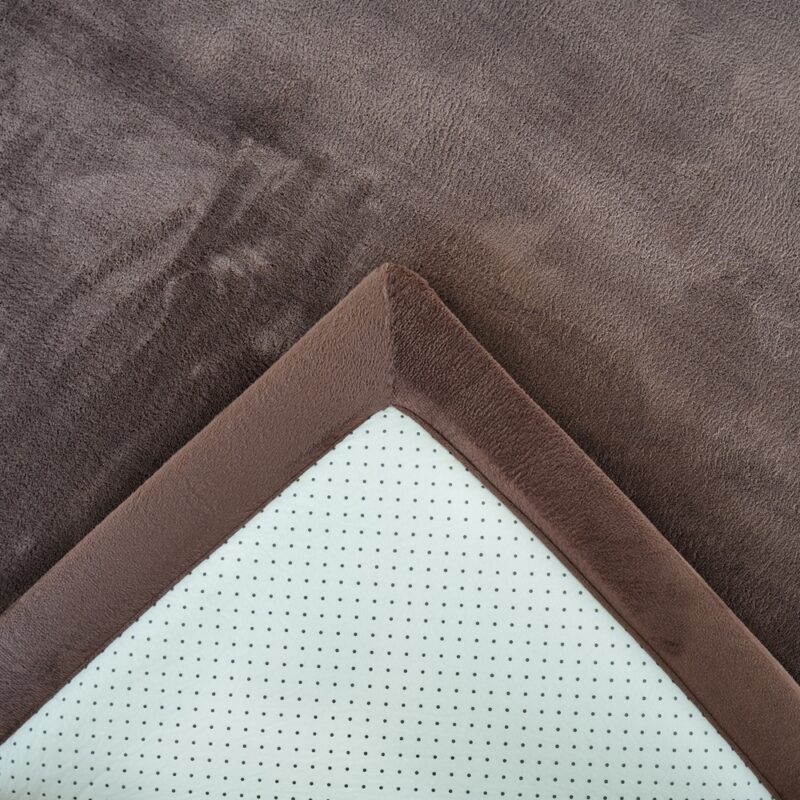 Extra dik speelkleed 180x200 cm in bruin met 3 cm traagschuim, afbeelding 8
