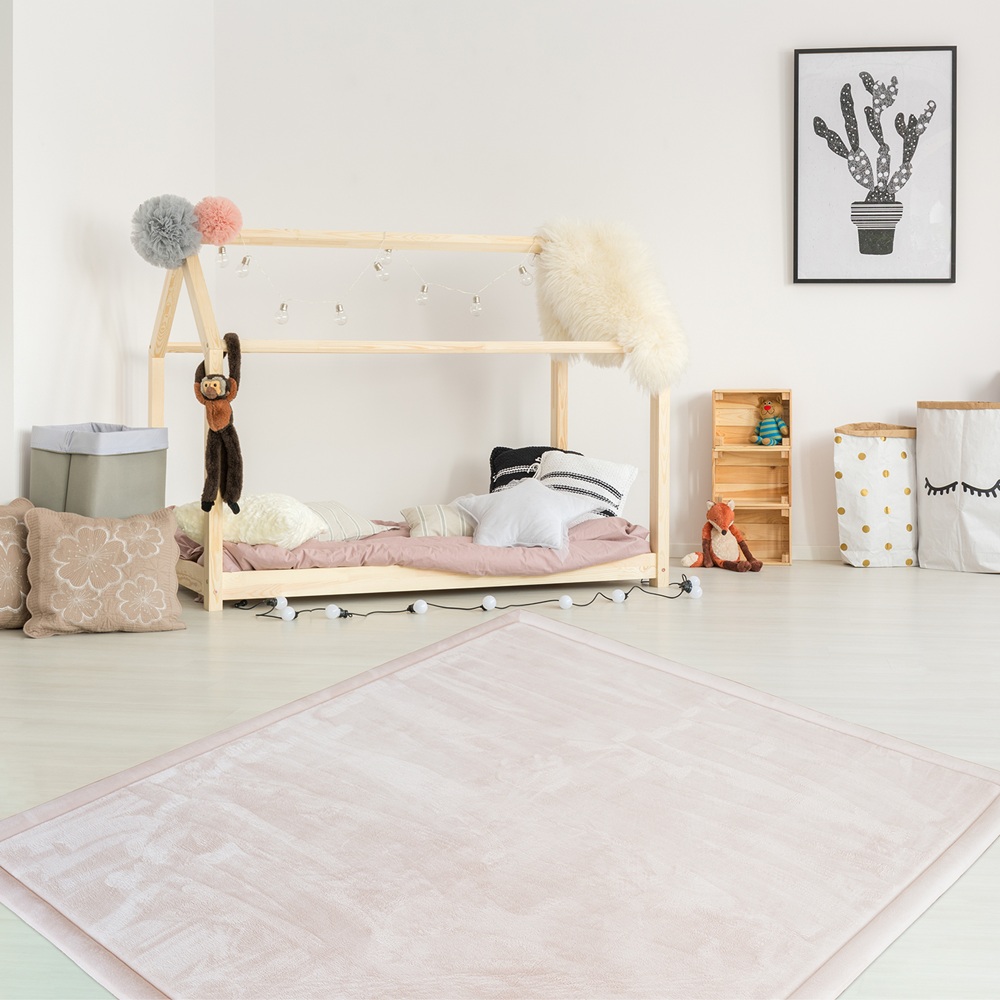 Wizzimo® Baby speelkleed speelmat - 200x180 - Speelkleed kinderen - Extra dikke traagschuim vulling 3 cm - Beige - Anti slip - Afbeelding 15