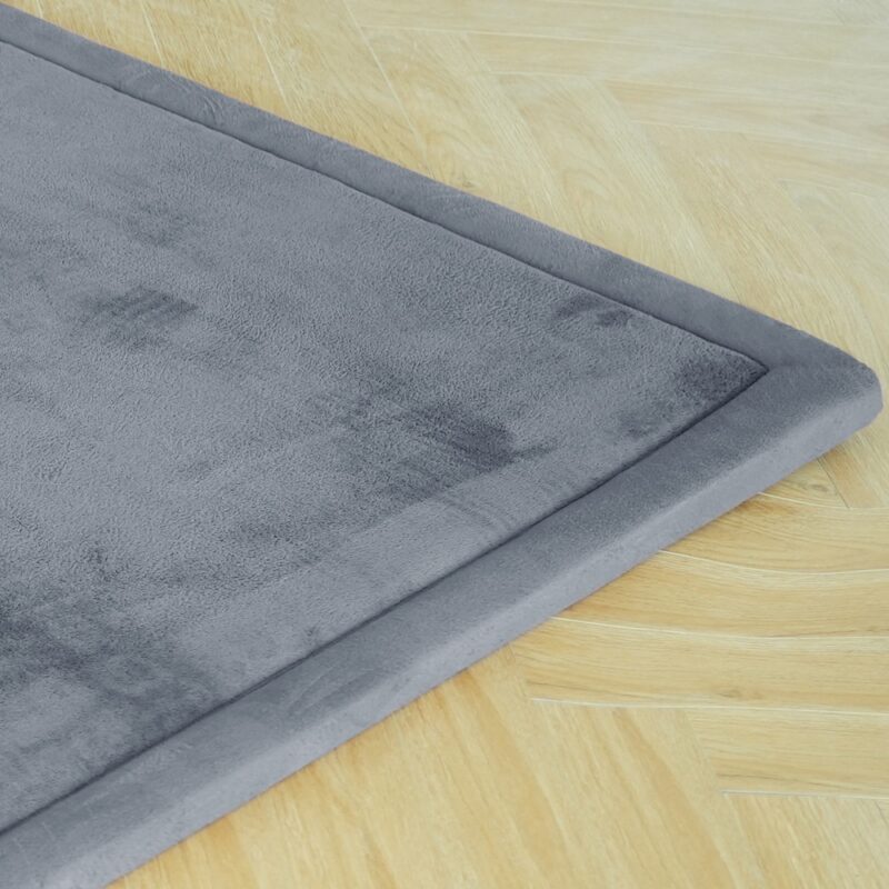 Grote speelmat 180x200 cm in grijs met 3 cm traagschuim, afbeelding 17
