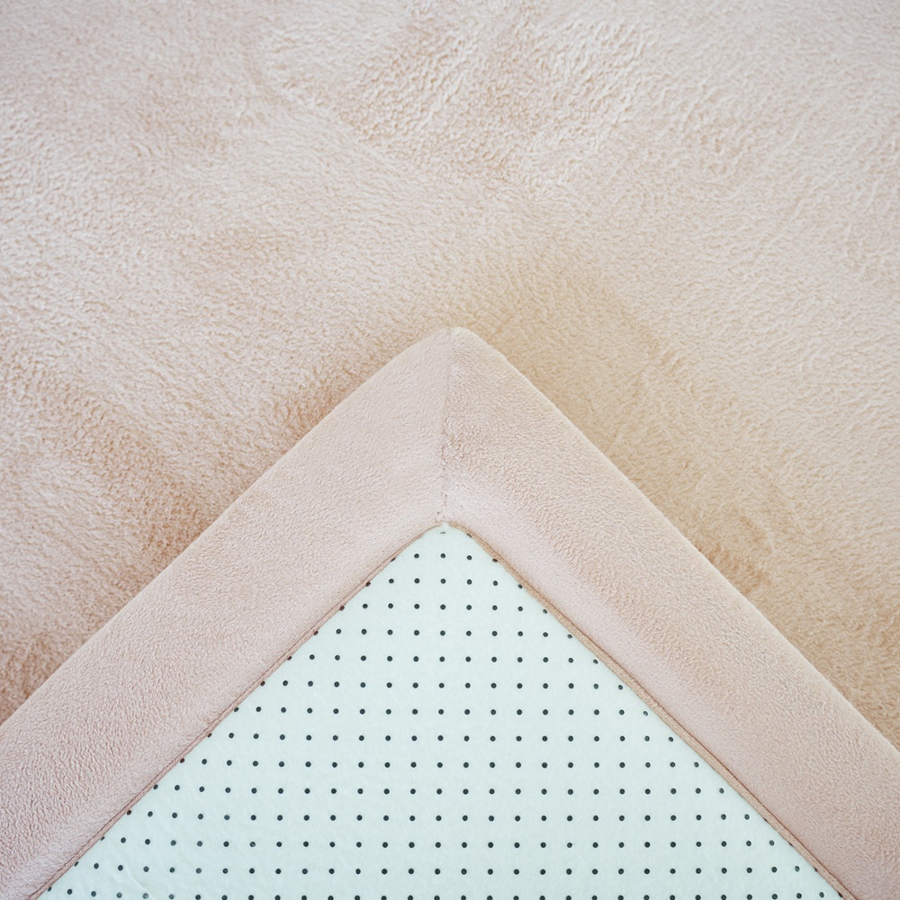 Wizzimo® Baby speelkleed speelmat - 200x180 - Speelkleed kinderen - Extra dikke traagschuim vulling 3 cm - Beige - Anti slip - Afbeelding 13