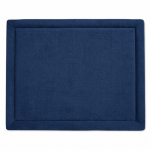 Wizzimo® Boxkleed - 80x100 - Extra dik traagschuim 3 cm - Donkerblauw - Anti slip