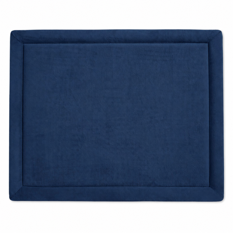 Boxkleed 80x100 cm in donkerblauw met 3 cm traagschuim