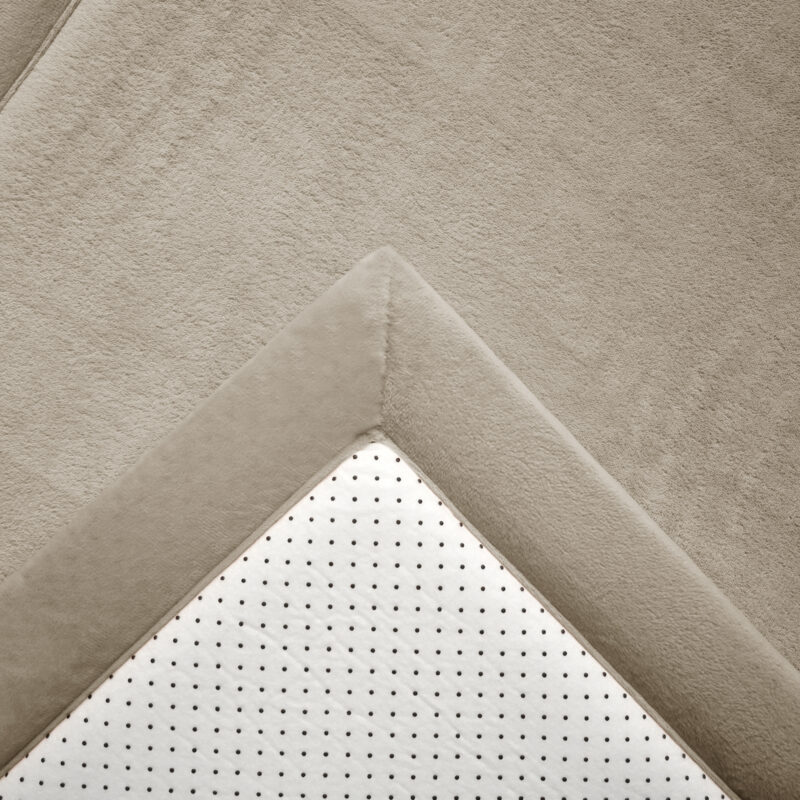 Boxkleed 80x100 cm in sand beige met 3 cm traagschuim, afbeelding 5