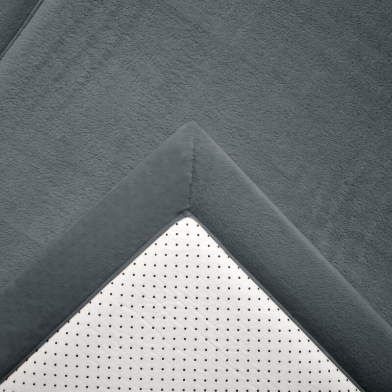 Boxkleed 80x100 cm in grijs met 3 cm traagschuim, afbeelding 4