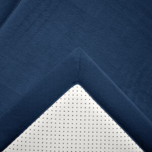 Wizzimo® Boxkleed - 80x100 - Extra dik traagschuim 3 cm - Donkerblauw - Anti slip - Afbeelding 5