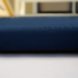 Wizzimo® Boxkleed - 80x100 - Extra dik traagschuim 3 cm - Donkerblauw - Anti slip - Afbeelding 4