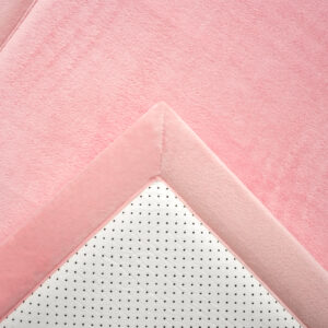 Wizzimo® Boxkleed - 80x100 - Extra dik traagschuim 3 cm - Roze - Anti slip - Afbeelding 4