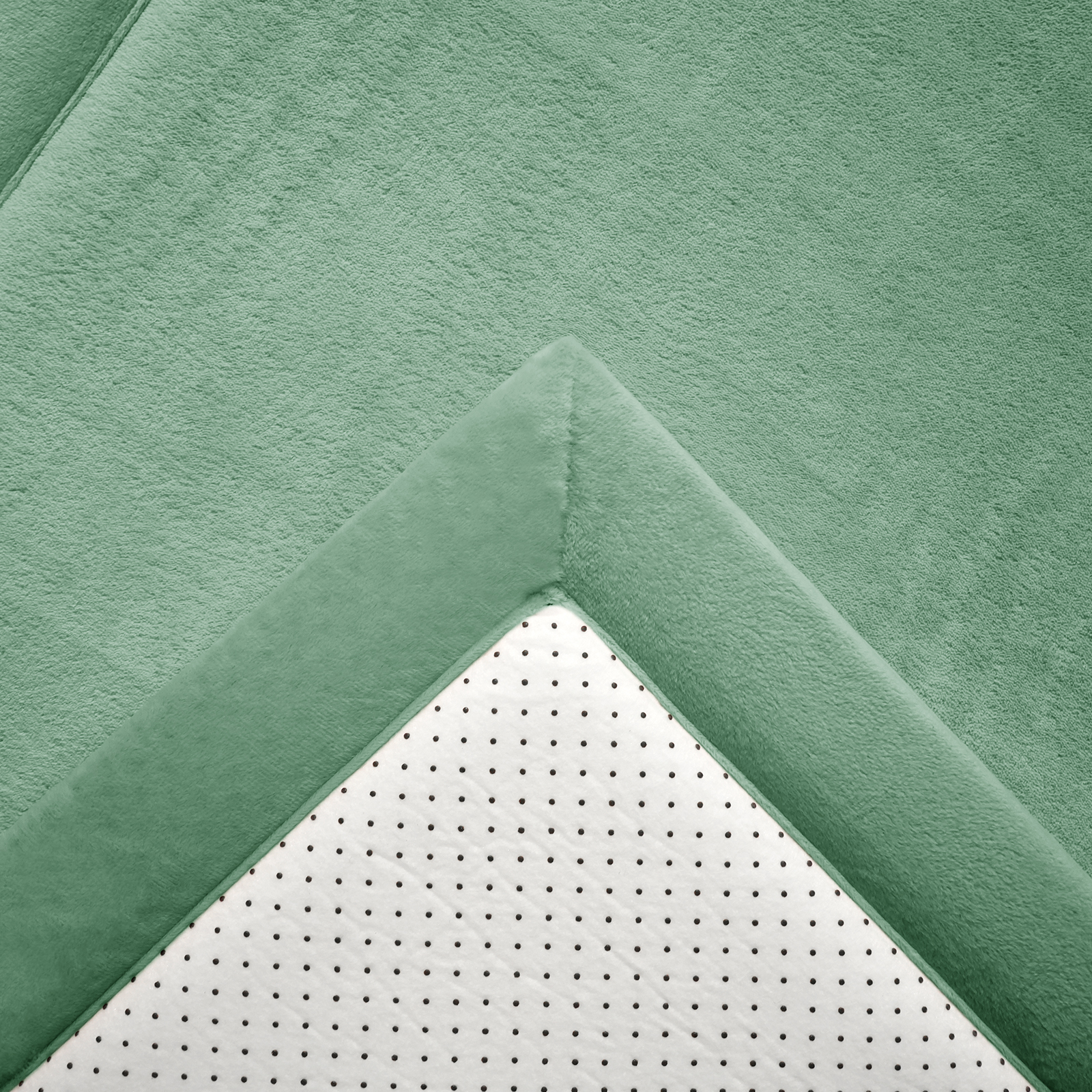 Wizzimo® Speelkleed 150x200 cm – Groen - Extra Dik 3 cm Traagschuim | Fluweelzacht | Oeko-Tex® - Afbeelding 3