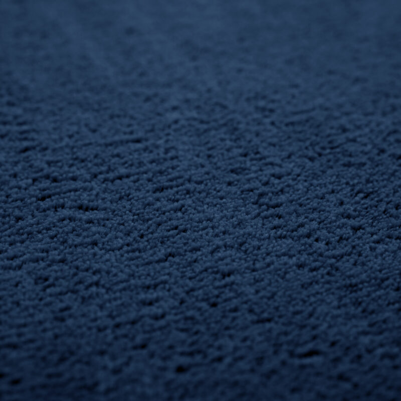 Boxkleed 80x100 cm in donkerblauw met 3 cm traagschuim, afbeelding 3